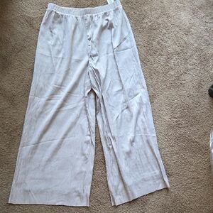 Wilfred Beige Wide-Leg Pants